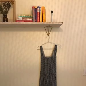 Anthropologie navy blue/white romper